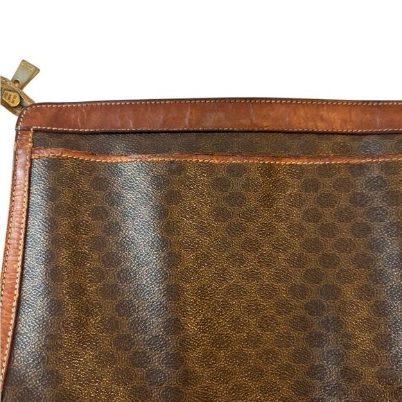 Celine Brown Patterned Toiletry Bag - Picture 4 of 9